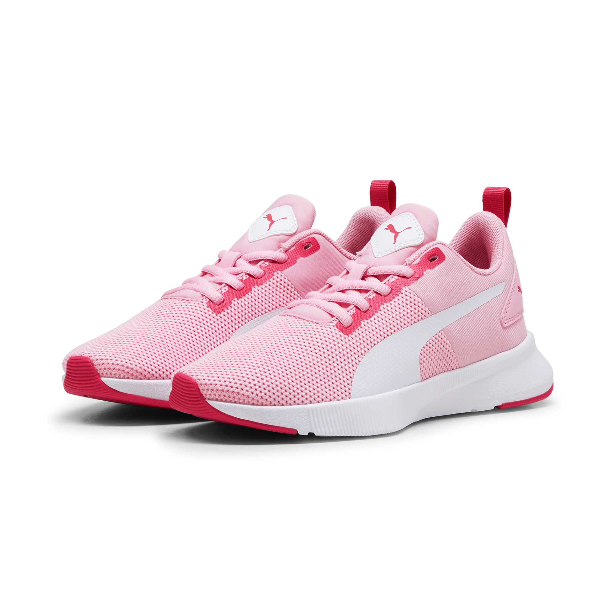 Scarpe da ginnastica rosa da ragazza con velcro Puma Flyer Runner Jr, Brand, SKU s351000260, Immagine 0